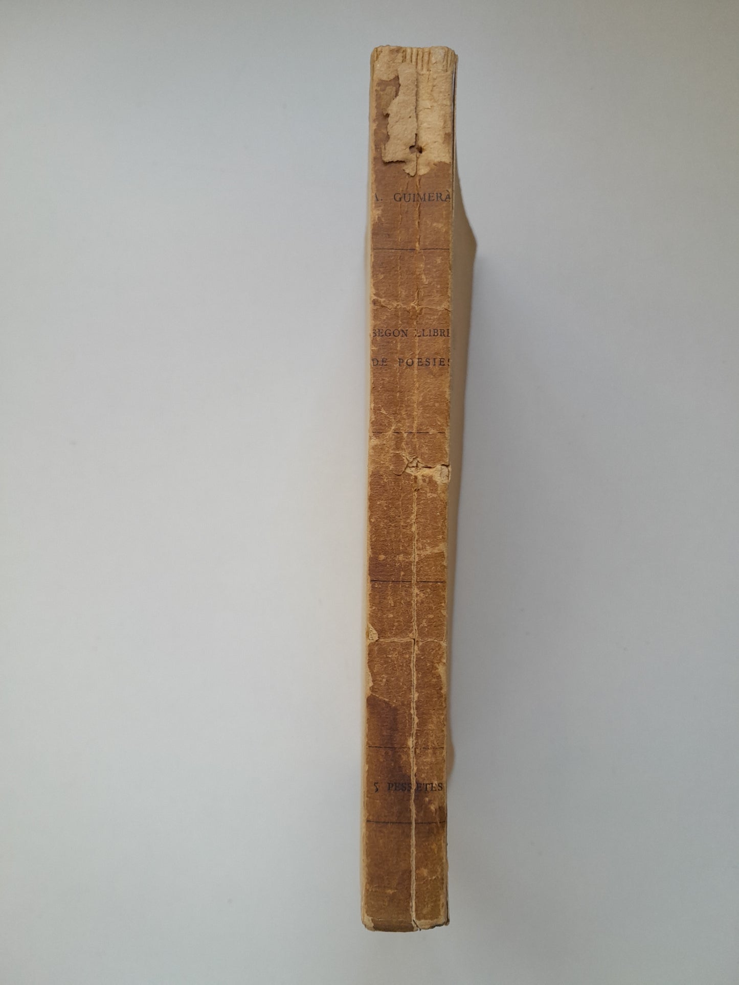 SEGON LLIBRE DE POESIES - ÀNGEL GUIMERÀ (EST. LA RENAIXENSA, 1920)