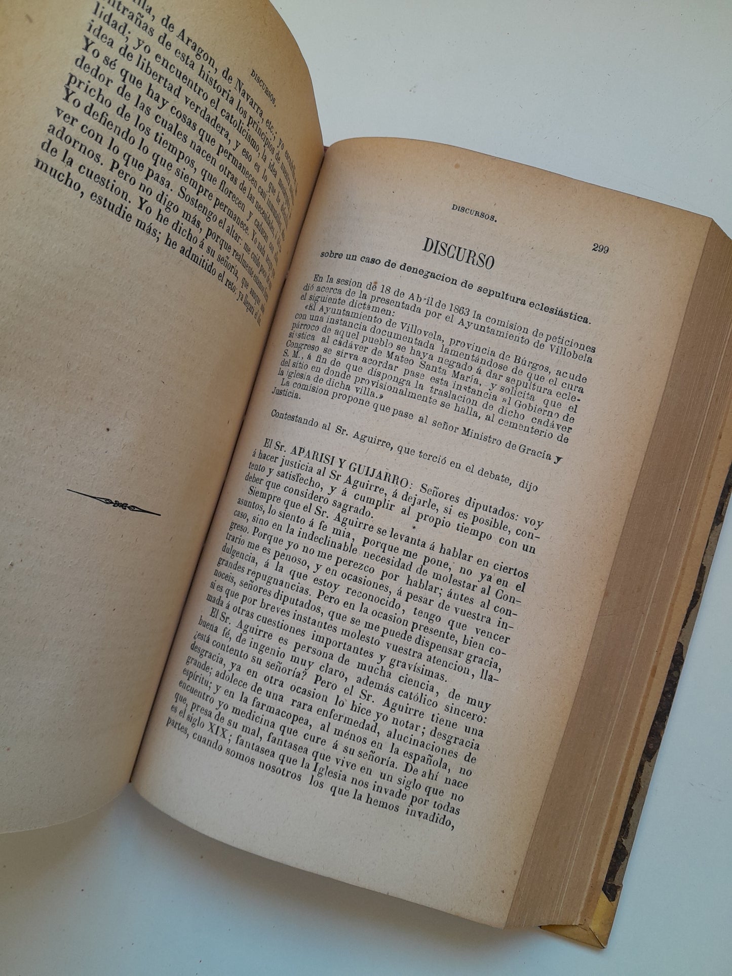 OBRAS DE D. ANTONIO APARISI Y GUIJARRO (5 TOMOS COMPLETA) (IMP. REGENERACIÓN, 1873-1877)