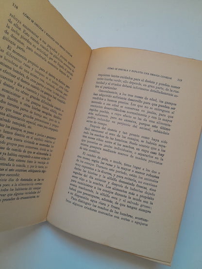 CÓMO SE INSTALA Y EXPLOTA UNA GRANJA CONEJAR - JOSÉ MARÍA DELORME (F. SUSANNA, 1933)