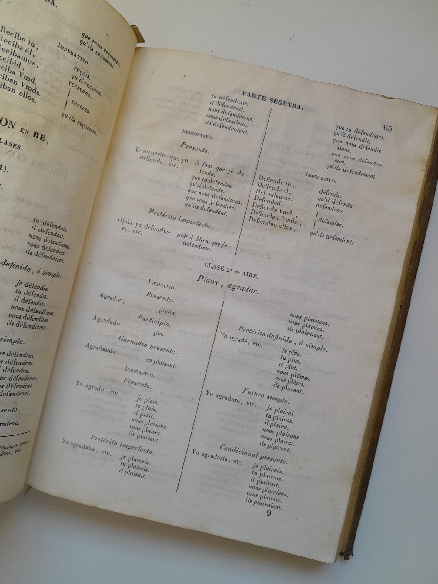 ARTE DE HABLAR BIEN FRANCÉS. GRAMÁTICA COMPLETA - PEDRO NICOLÁS CHANTREAU (LIB. MANUEL SAURI, 1842)