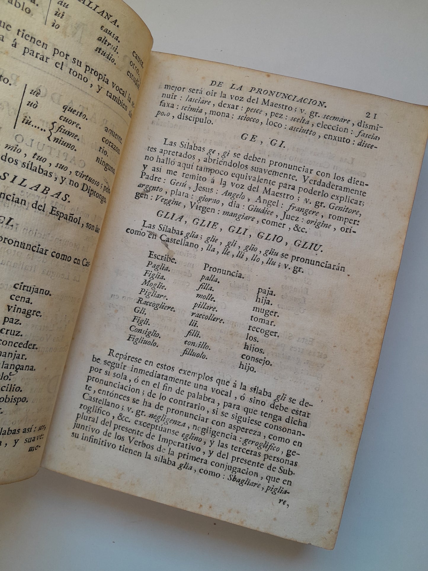 NUEVA Y COMPLETA GRAMÁTICA ITALIANA EXPLICADA EN ESPAÑOL - PEDRO TOMASI (IMPRENTA REAL, 1789)