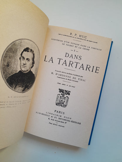 SOUVENIR D'UN VOYAGE DANS LA TARTARIE ET LE THIBET (ORIGINAL Y FACSÍMIL) - M. HUC (GAUME FRÈRES, 1860; LIB. PLON, 1925)