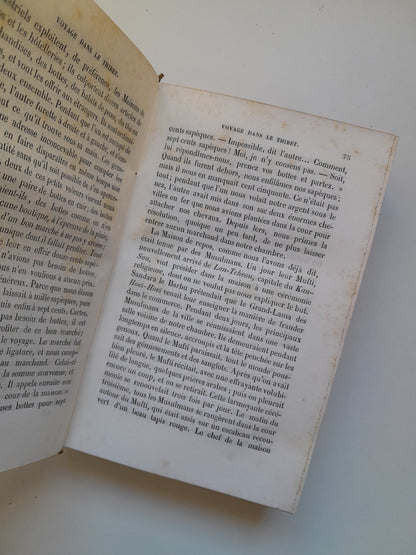 SOUVENIR D'UN VOYAGE DANS LA TARTARIE ET LE THIBET (ORIGINAL Y FACSÍMIL) - M. HUC (GAUME FRÈRES, 1860; LIB. PLON, 1925)