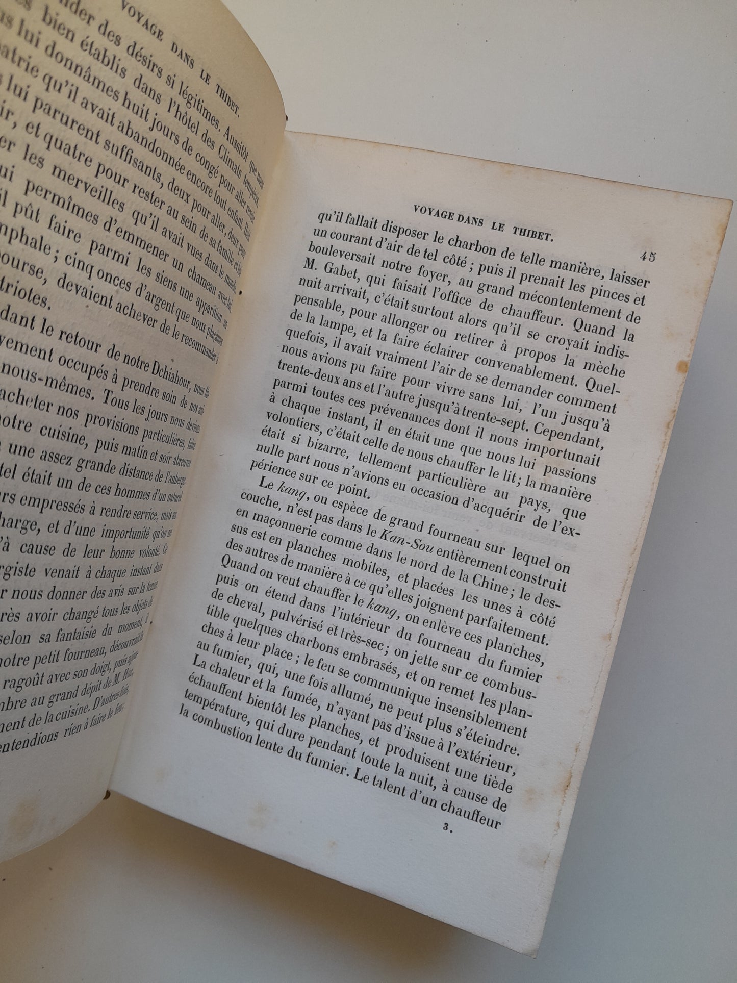 SOUVENIR D'UN VOYAGE DANS LA TARTARIE ET LE THIBET (ORIGINAL Y FACSÍMIL) - M. HUC (GAUME FRÈRES, 1860; LIB. PLON, 1925)