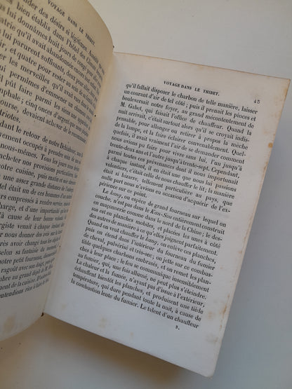 SOUVENIR D'UN VOYAGE DANS LA TARTARIE ET LE THIBET (ORIGINAL Y FACSÍMIL) - M. HUC (GAUME FRÈRES, 1860; LIB. PLON, 1925)