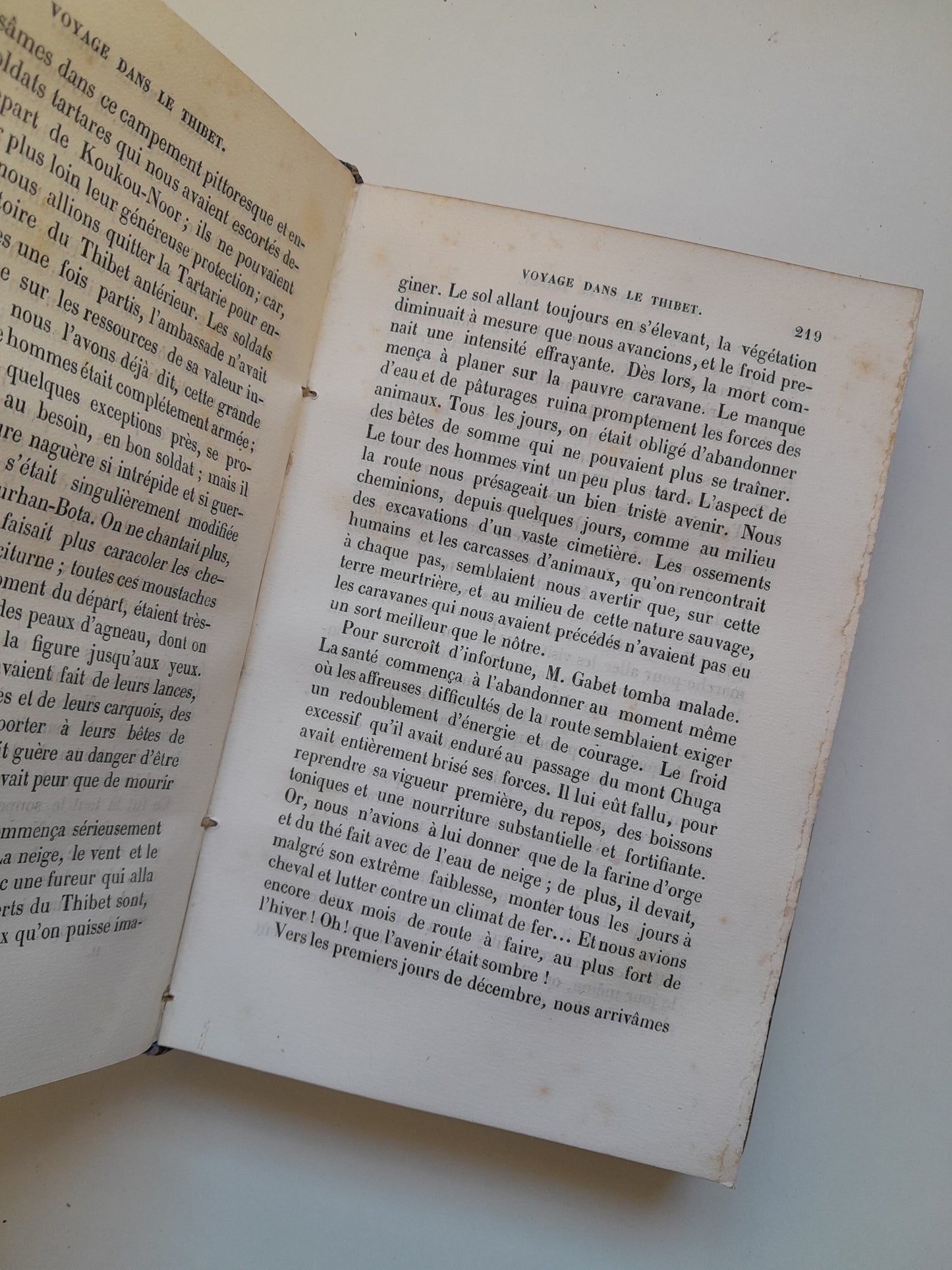SOUVENIR D'UN VOYAGE DANS LA TARTARIE ET LE THIBET (ORIGINAL Y FACSÍMIL) - M. HUC (GAUME FRÈRES, 1860; LIB. PLON, 1925)