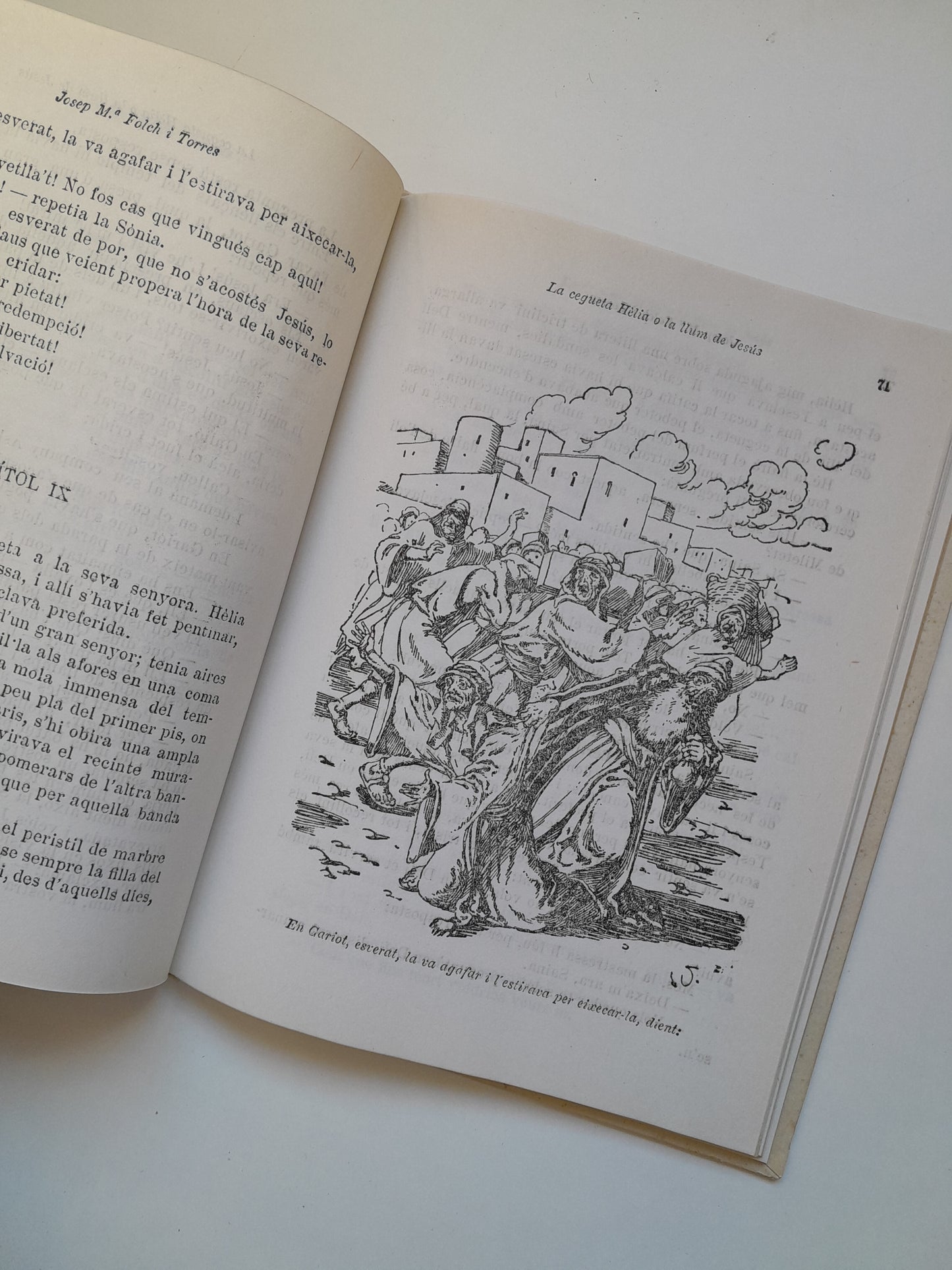 LA CEGUETA HÈLIA O LA LLUM DE JESÚS - JOSEP MARIA FOLCH I TORRES (JOSEP BAGUÑÁ, BIBLIOTECA PATUFET, 1925)
