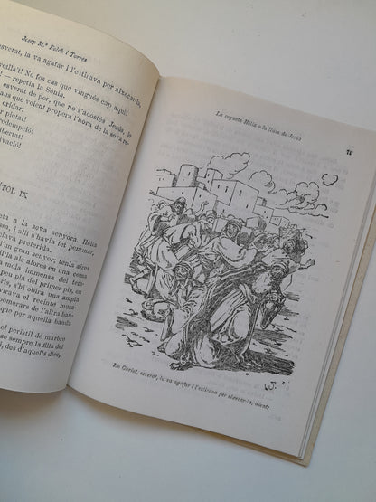 LA CEGUETA HÈLIA O LA LLUM DE JESÚS - JOSEP MARIA FOLCH I TORRES (JOSEP BAGUÑÁ, BIBLIOTECA PATUFET, 1925)