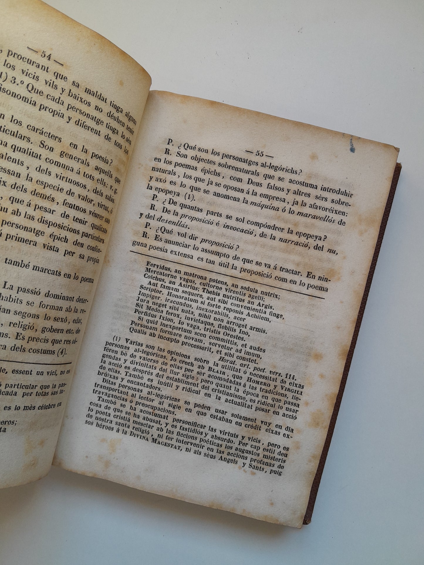 ELEMENTS DE POÈTICA CATALANA I DICCIONARI DE SA RIMA - PAU ESTORCH SIQUÉS (IMP. GRASES, 1852)