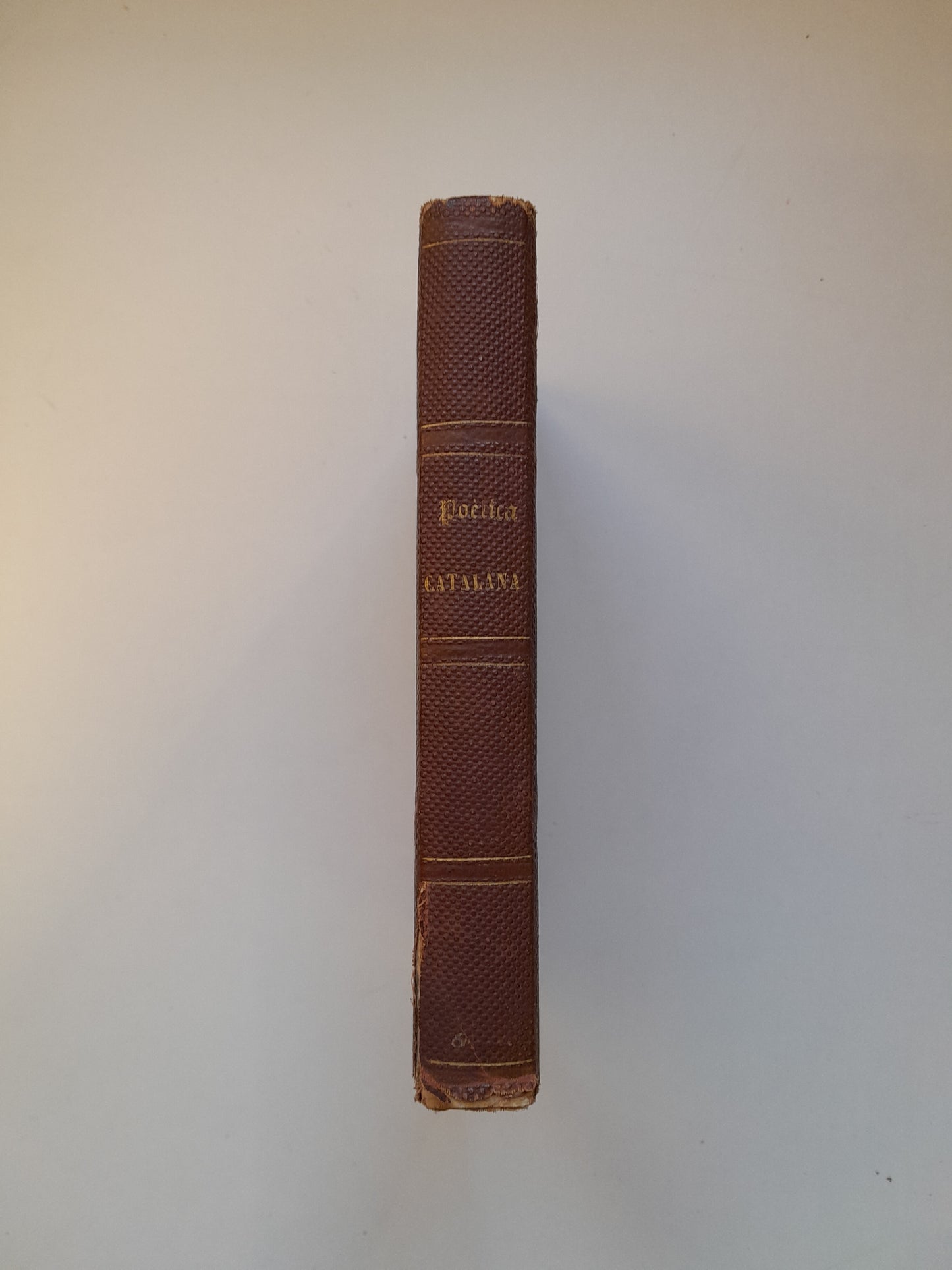 ELEMENTS DE POÈTICA CATALANA I DICCIONARI DE SA RIMA - PAU ESTORCH SIQUÉS (IMP. GRASES, 1852)