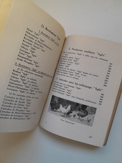 AGFA. MANUAL FOTOGRÁFICO - M. ANDERSEN (c.1930)