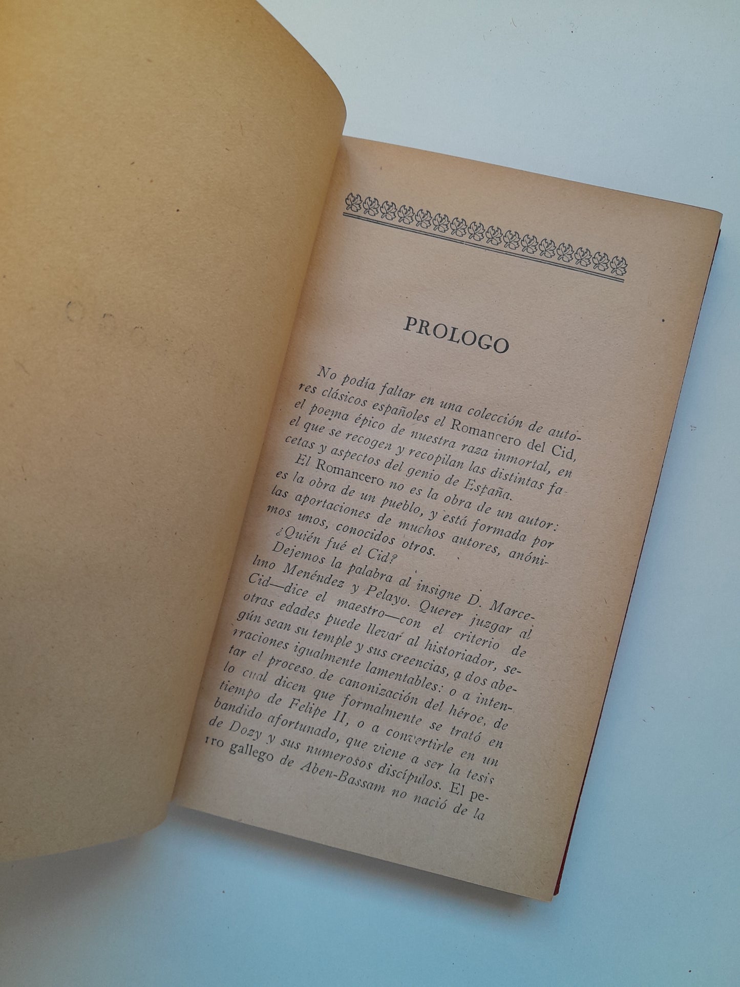 ROMANCERO DEL CID (LIB. FERNANDO FE, c.1940)