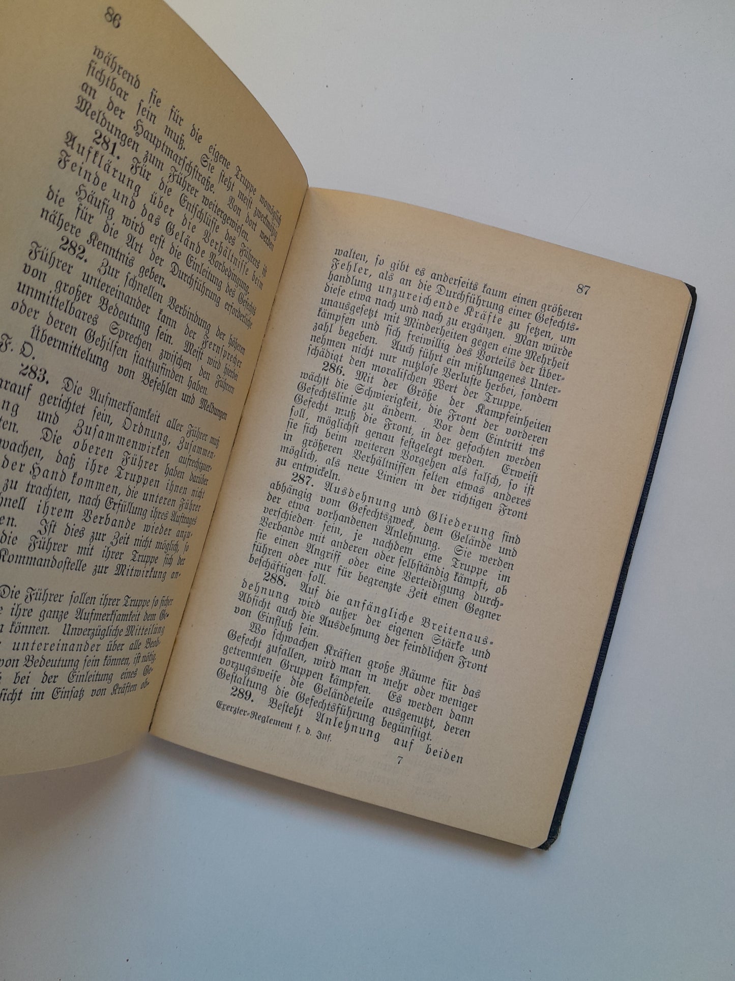 EXERZIER-REGLEMENT FÜR DIE INFANTERIE (ERNST SIEGFRIED MITTLER UND GOHN, 1909)