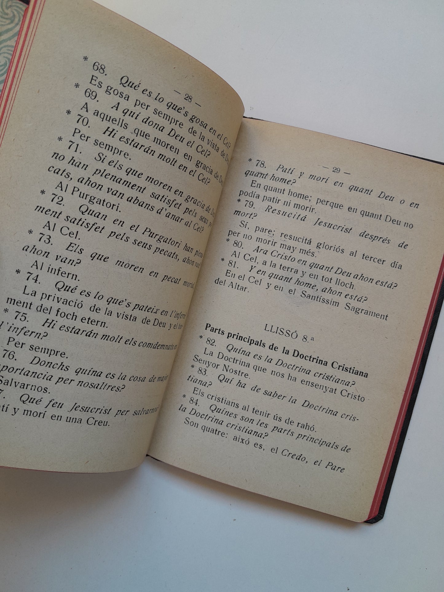 CATECISME DE LA DOCTRINA CRISTIANA (IMP. JERONI PORTAVELLA, 1921)