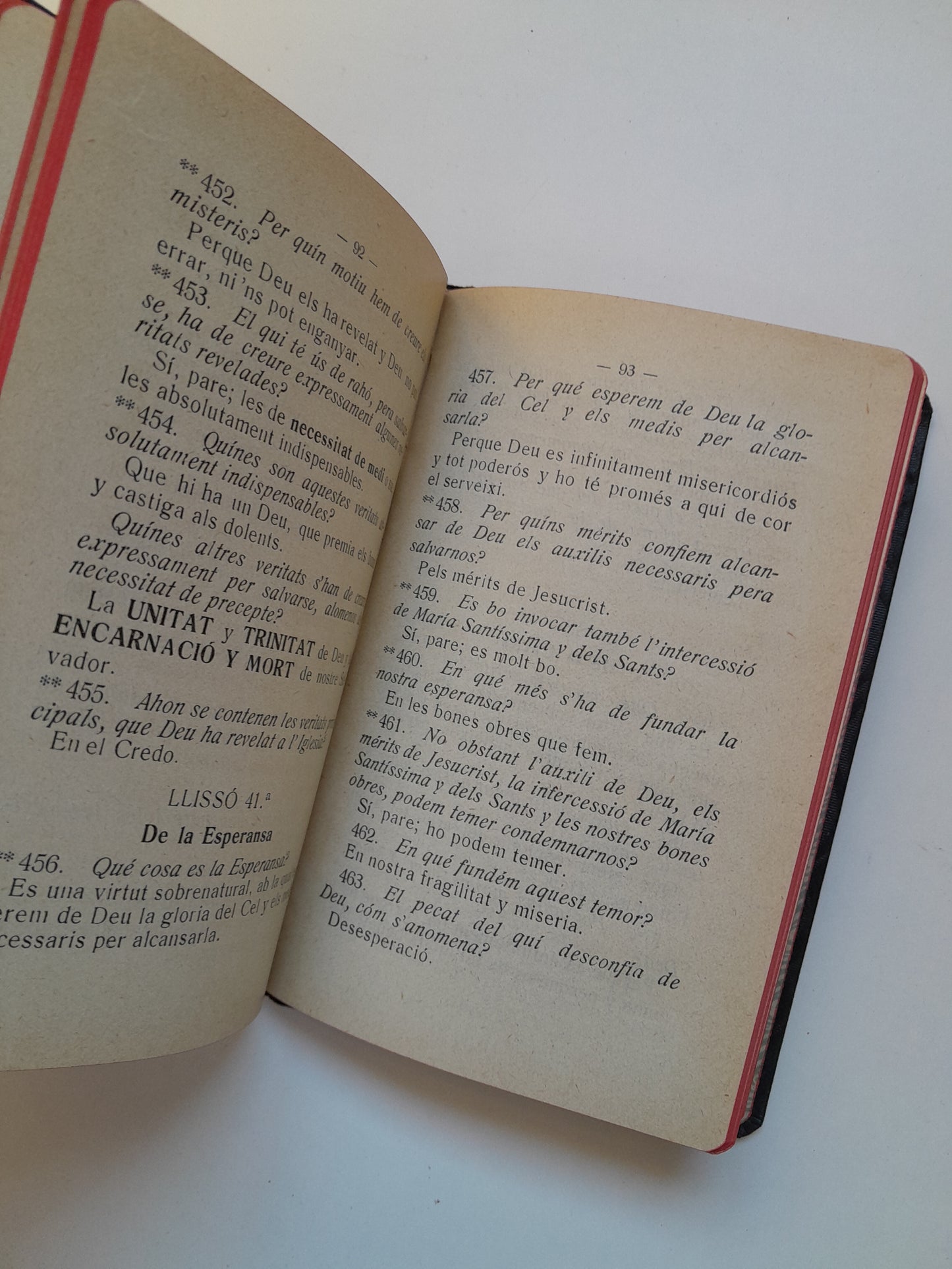 CATECISME DE LA DOCTRINA CRISTIANA (IMP. JERONI PORTAVELLA, 1921)