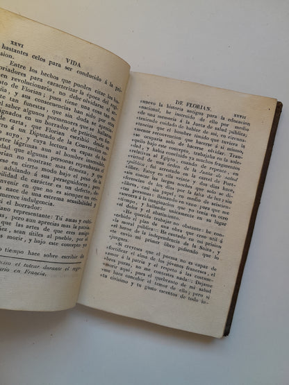 ESTELA. NOVELA PASTORAL EN PROSA Y VERSO - CABALLERO FLORIAN (IMP. MANUEL SAURI Y CIA, 1828)