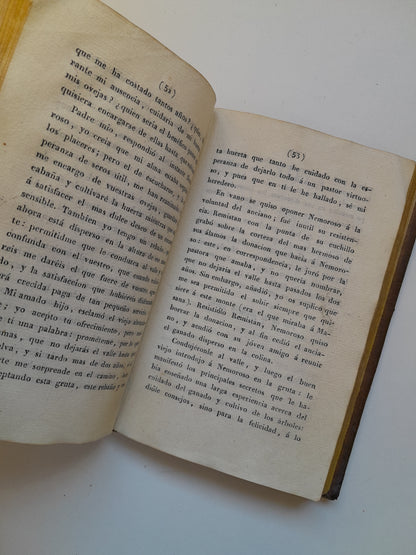 ESTELA. NOVELA PASTORAL EN PROSA Y VERSO - CABALLERO FLORIAN (IMP. MANUEL SAURI Y CIA, 1828)