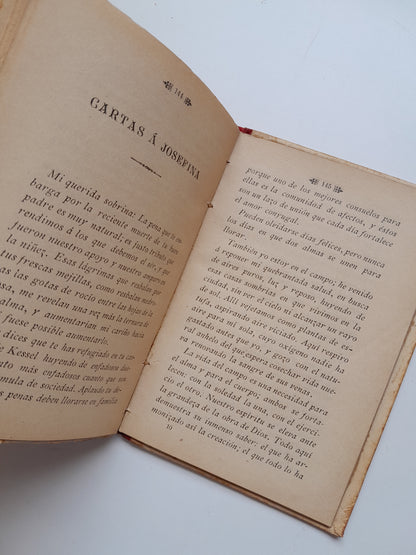 MANUAL EPISTOLAR PARA SEÑORITAS - PILAR PASCUAL DE SANJUAN (LIB. ANTONIO J. BASTINOS, 1898)