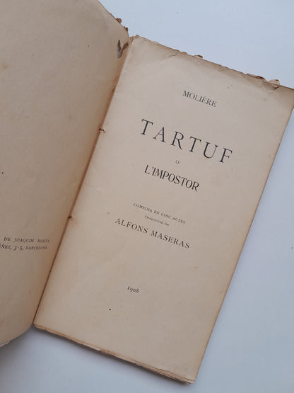 TARTUF O L'IMPOSTOR - MOLIÈRE (1908)
