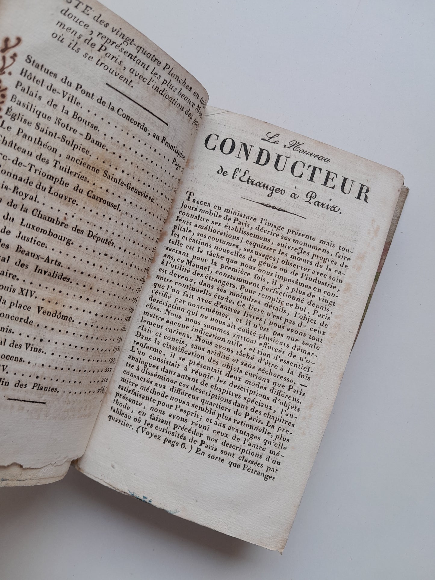LE NOUVEAU CONDUCTEUR DE L'ETRANGER A PARIS - F. R. MARCHANT (IMP. MORONVAL, 1836)