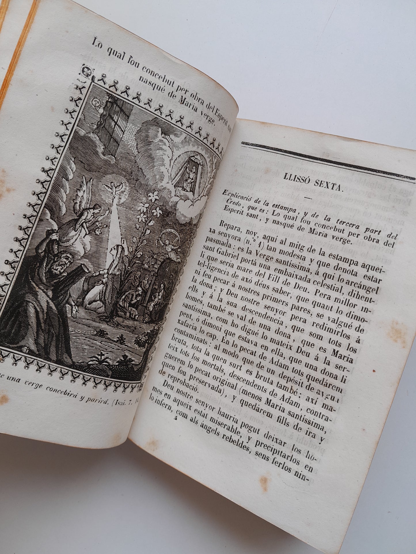 CATECISME DE LA DOCTRINA CRISTIANA - ANTONI CLARET (EST. HEREUS DE LA V. PLA, 1849)