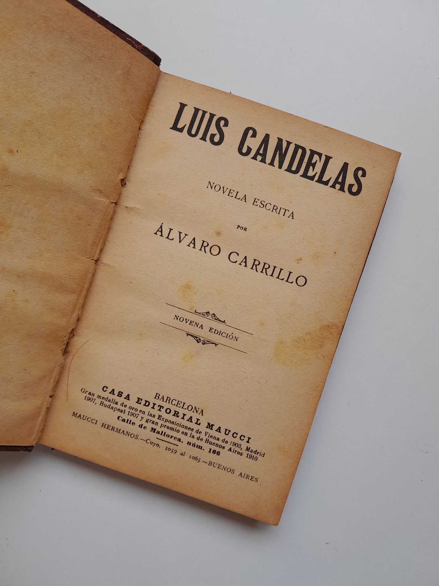 LUIS CANDELAS - ÁLVARO CARRILLO (MAUCCI, c.1915)