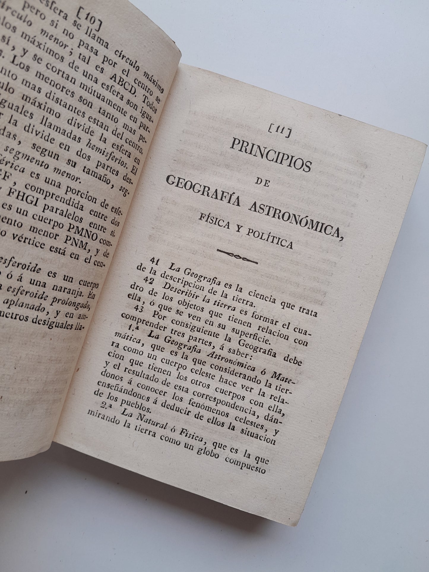 PRINCIPIOS DE GEOGRAFÍA ASTRONÓMICA, FÍSICA Y POLÍTICA - FRANCISCO VERDEJO PAEZ (IMP. JOSÉ MARIA REPULLÉS, 1837)
