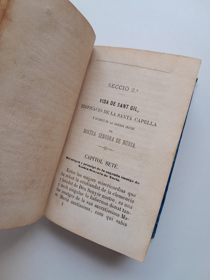 HISTÒRIA I MIRACLES DE LA SAGRADA IMATGE DE NOSTRA SENYORA DE NÚRIA - FRANCESC MARÉS (LIB. RELIGIOSA, 1882)