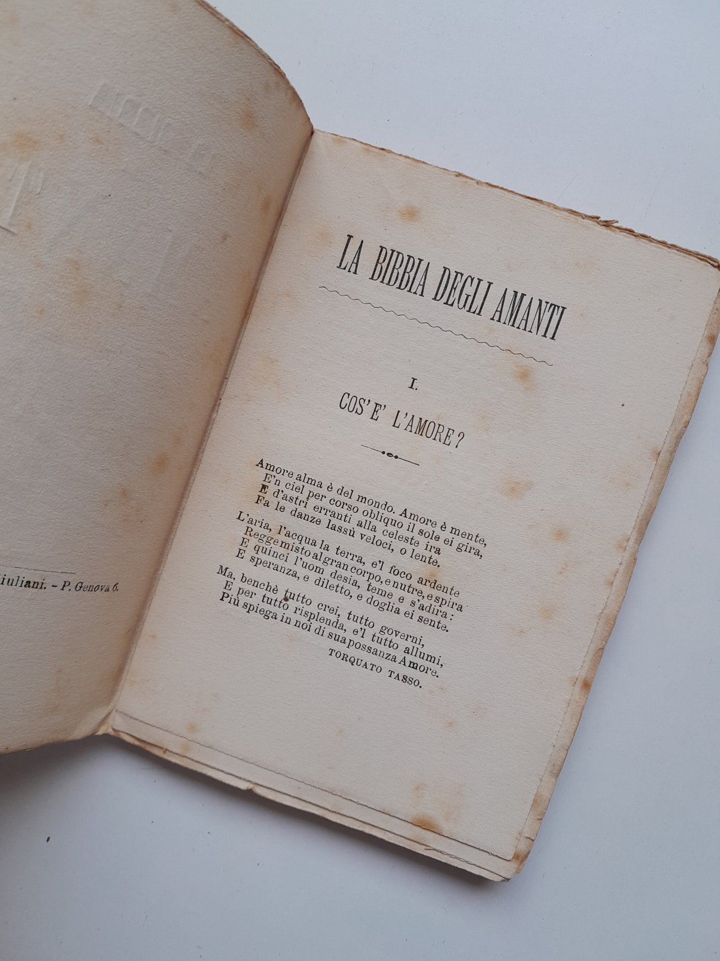 LA BIBBIA DEGLI AMANTI (EMILIO CROCI, c.1880)