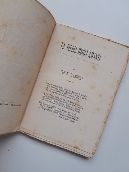 LA BIBBIA DEGLI AMANTI (EMILIO CROCI, c.1880)