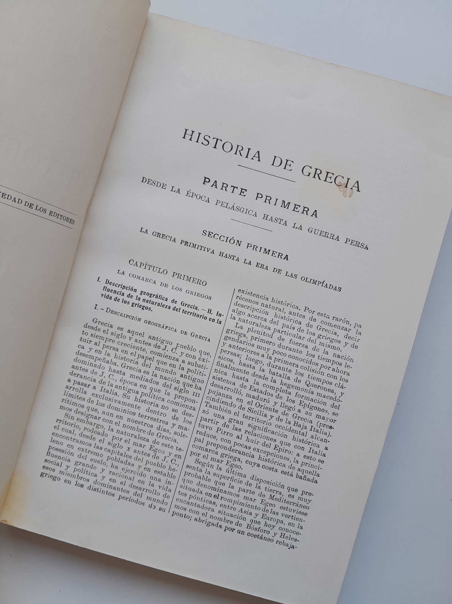 HISTORIA DE GRECIA - G. F. HERTZBERG (MONTANER Y SIMÓN, c.1930)
