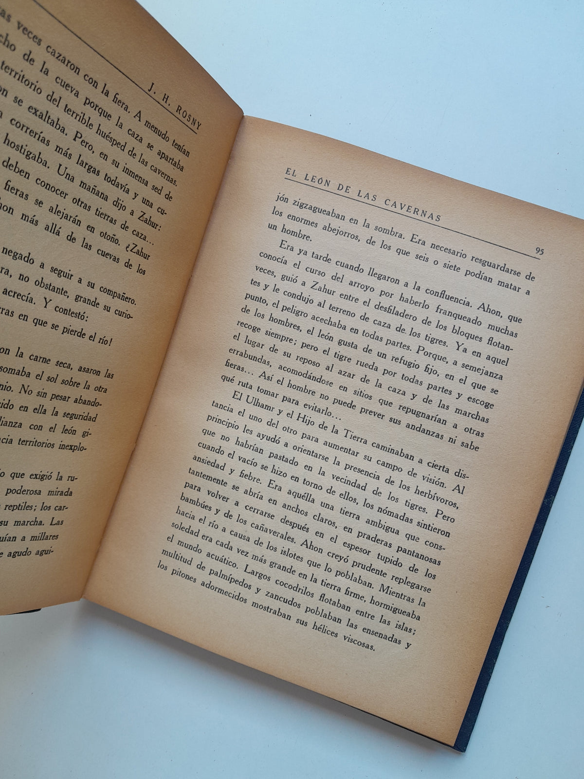 EL LEÓN DE LAS CAVERNAS - J. H. ROSNY (SEIX BARRAL, 1935)