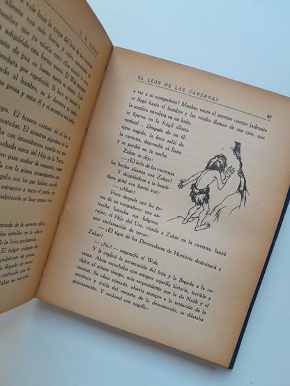 EL LEÓN DE LAS CAVERNAS - J. H. ROSNY (SEIX BARRAL, 1935)