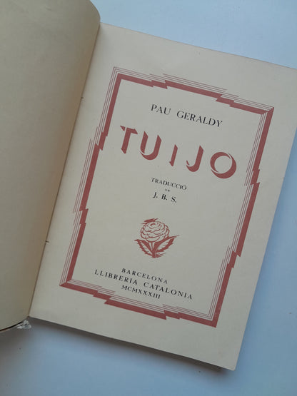 TU I JO - PAUL GÉRALDY (CATALONIA, 1933)