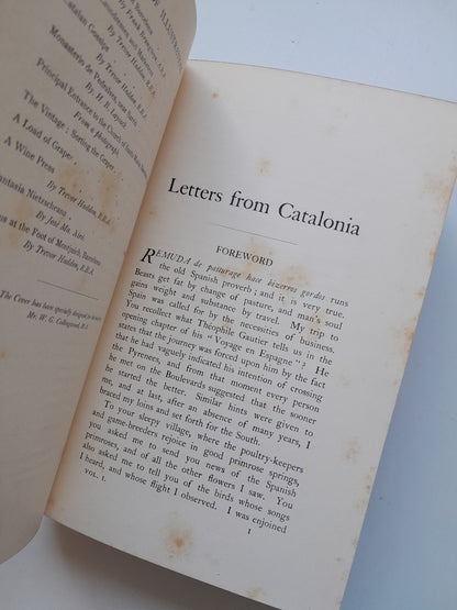 LETTERS FROM CATALONIA AND OTHER PARTS OF SPAIN (2 TOMOS COMPLETA) - ROWLAND THIRLMERE (HUTCHINSON, 1905)