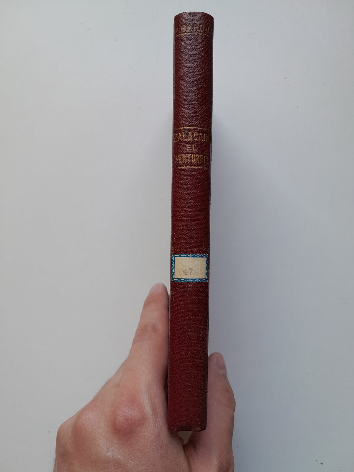ZALCAIN EL AVENTURERO - PÍO BAROJA (MAUCCI, c.1910)