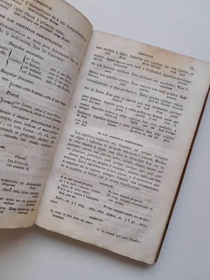 GRAMÁTICA FRANCESA TEÓRICO-PRÁCTICA - CLEMENTE CORNELLAS (IMP. VIUDA MAYOL E HIJOS, 1845)
