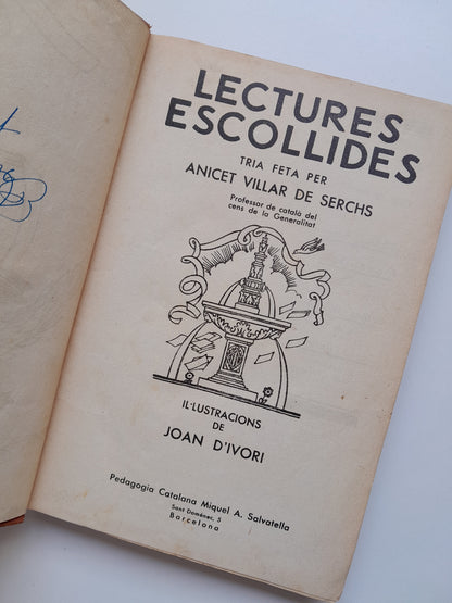 LECTURES ESCOLLIDES - ANICET VILLAR DE SERCHS (MIQUEL A. SALVATELLA, 1935)