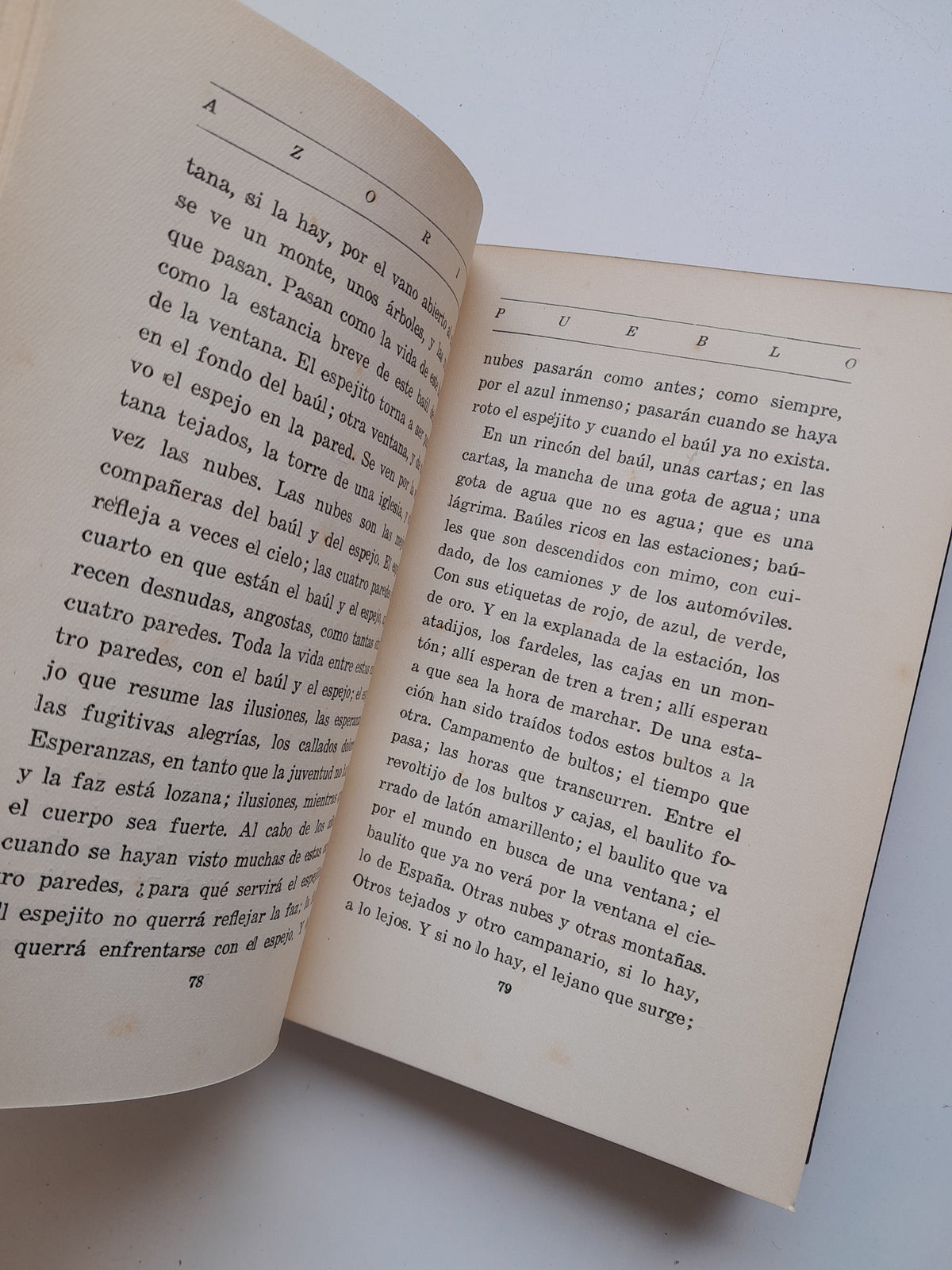 PUEBLO (PRIMERA EDICIÓN) - AZORÍN (BIB. NUEVA, 1930)