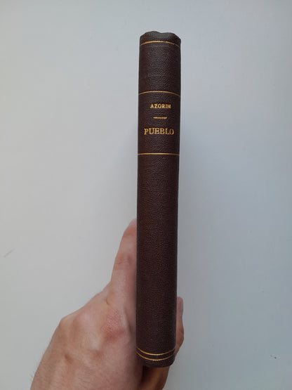 PUEBLO (PRIMERA EDICIÓN) - AZORÍN (BIB. NUEVA, 1930)