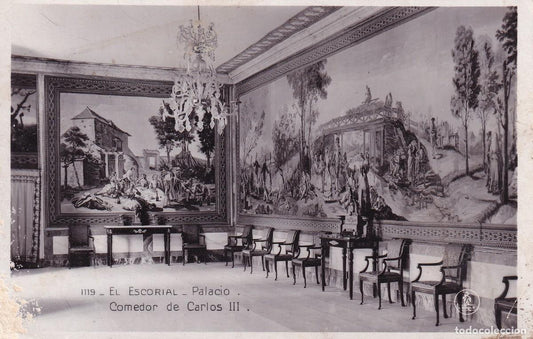 EL ESCORIAL - PALACIO. COMEDOR DE CARLOS III