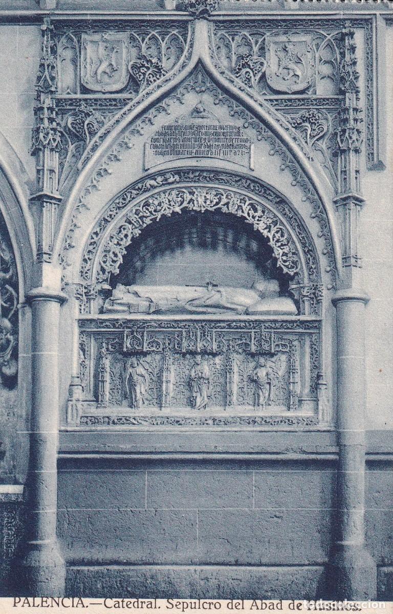 PALENCIA - CATEDRAL. SEPULCRO DEL ABAD DE HUSILLOS