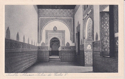 SEVILLA - 69. ALCÁZAR. SALÓN DE CARLOS V