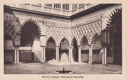 SEVILLA - 61. ALCÁZAR. PATIO DE LAS DONCELLAS