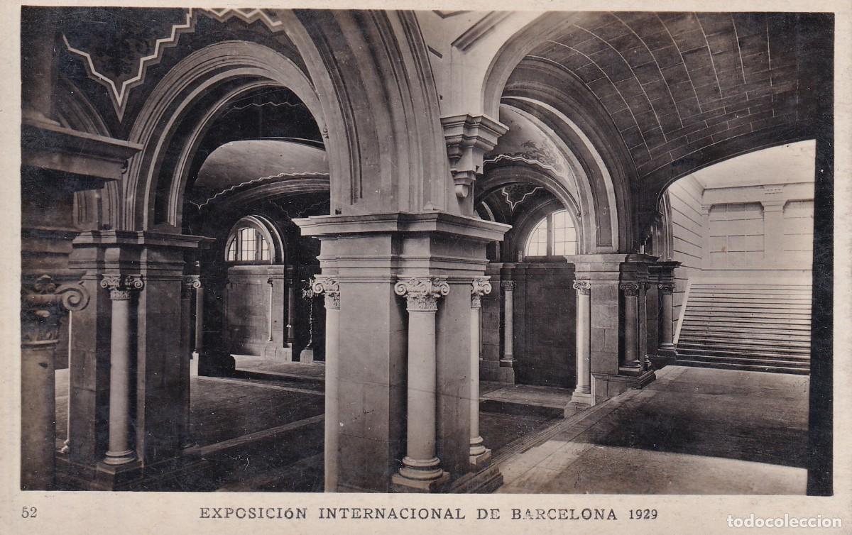 EXPOSICIÓN INTERNACIONAL DE BARCELONA 1929 - PALACIO NACIONAL. VESTÍBULO