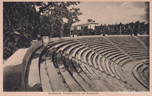 EXPOSICIÓN INTERNACIONAL DE BARCELONA 1929 - PUEBLO ESPAÑOL. TEATRO GRIEGO