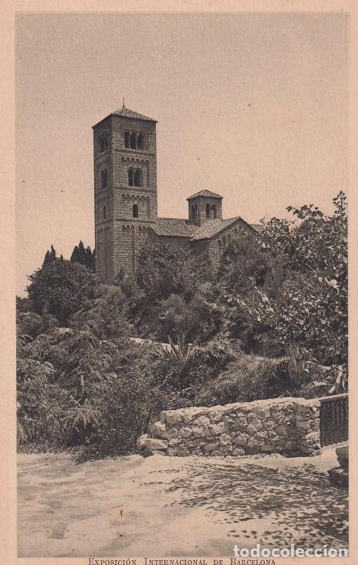 EXPOSICIÓN INTERNACIONAL DE BARCELONA 1929 - PUEBLO ESPAÑOL. MONASTERIO ROMÁNICO