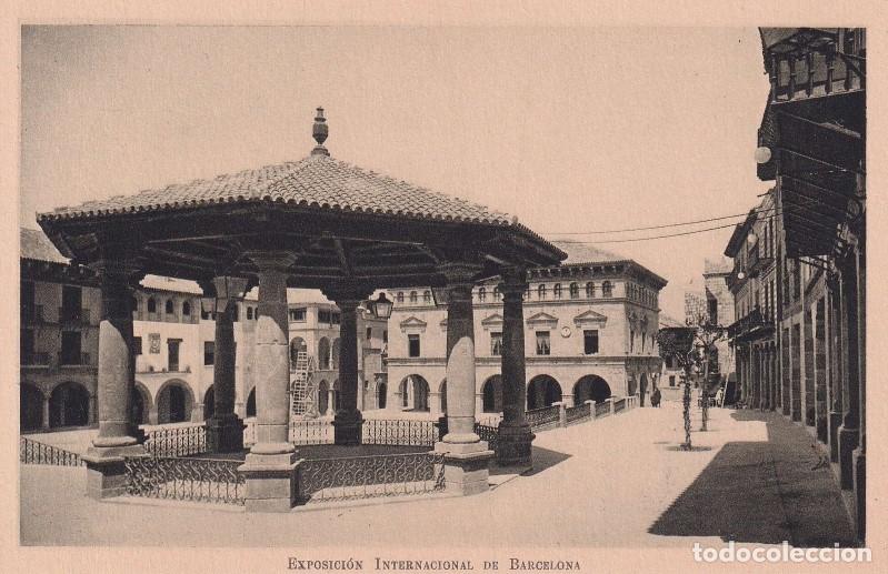 EXPOSICIÓN INTERNACIONAL DE BARCELONA 1929 - PUEBLO ESPAÑOL. TEMPLETE DE LA PLAZA MAYOR