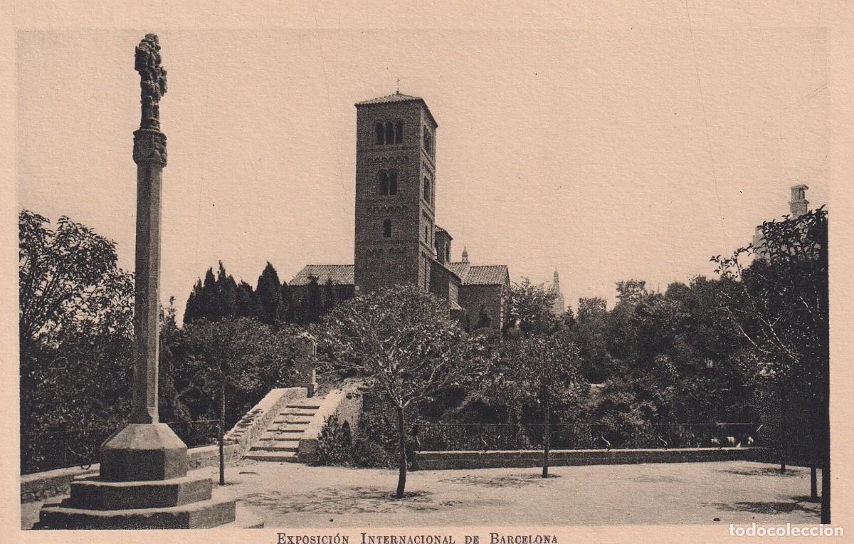 EXPOSICIÓN INTERNACIONAL DE BARCELONA 1929 - PUEBLO ESPAÑOL. MONASTERIO ROMÁNICO