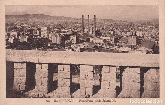 BARCELONA - 16. PANORÁMICA DESDE MONTJUÏCH